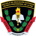 Emblema de las Escuelas de Educación Superior Técnico Profesional de la Policía Nacional del Perú